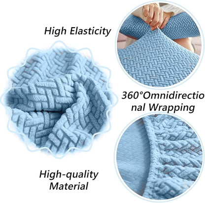 Soothing Home Sofa Covers, Sofa Hero Covers, Wear-Resistant Universal Couch Covers Washable Stretch Sectional Couch Cushion Covers (Metal Grey,Back Cover M)