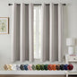 MIULEE Cobblestone Blackout Curtains - Bedroom Window Treatment Curtains Thermal Insulated Room Darkening Drapes for Living Room Kitchen Grommet Light Blocking Drapery, 40 x 54 Inches Long, 2 Panels