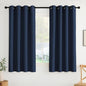 NICETOWN Room Darkening Draperies Curtains Panels, 2 Panels Navy Blue W52 x L63
