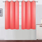 LEMOMO Blackout Curtains 38 x 54 inch/Coral Curtains Set of 2 Panels/Thermal Insulated Room Darkening Bedroom Curtains