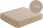 Water Repellent Couch Cushion Covers, Stretch Sofa Seat Slipcover Sets for Camper, Furniture Protector for Pets (Chair Cushion, Sand)