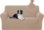 U-NICE HOME Loveseat Cover Stretch Couch Cover Sofa Cover Sofa Slipcover Furniture Protector for 2 Cushion Couch Sofa Pet Friendly(Loveseat, Camel)