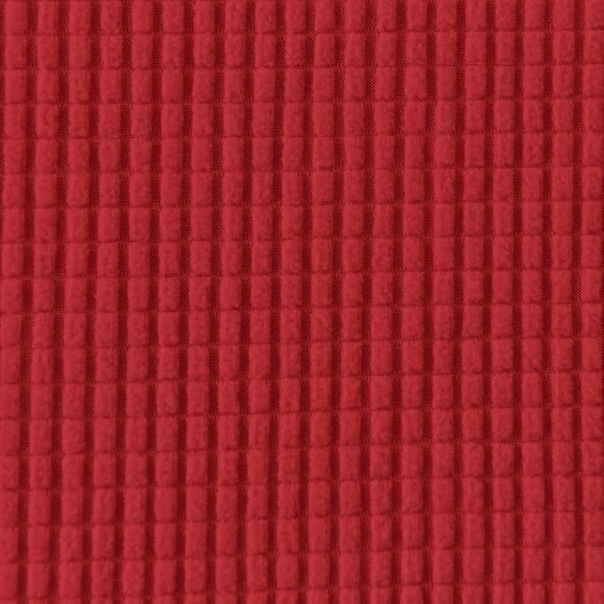 Easy-Going Stretch Oversized Sofa Slipcover 1-Piece Sofa Cover Furniture Protector Couch Soft with Elastic Bottom for Kids, Polyester Spandex Jacquard Fabric Small Checks Christmas Red