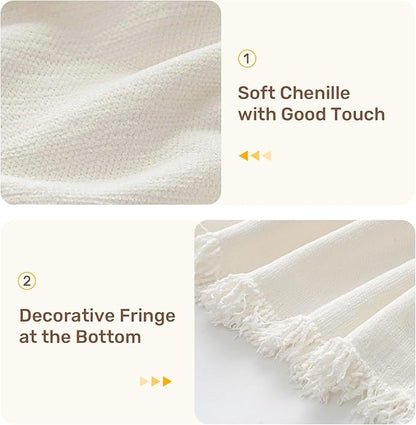 Sectional Couch Covers, 2 Pieces Washable L Shaped Couch Covers Sofa Blanket for Dogs Pet Friendly Sectional Sofa Slipcovers Furniture Covers,71"x 102"+ 71"x 110",(Large,Cream White)