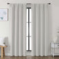 Simplebrand Ava Natural Blackout Curtains for Bedroom, 78 Inch Length, 2 Panels Set, Privacy Thermal Insulated Rod Pocket Window Curtains for Patio, French Door, W40 x L78 Inch
