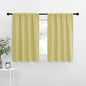 NICETOWN Blackout Curtains for Living Curtains, Paler Yellow, 2 Panels, 29 by 30, Room Darkening Window Curtain Panels, Easy-Care Solid Thermal Insulated Draperies/Drapes for Daughter Room