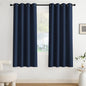 NICETOWN Blackout Curtains Grommet 2 Panels 72 Inches Long, Navy Blue