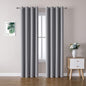 ChrisDowa Grommet Blackout Curtains for Bedroom and Living Room - 2 Panels Set Thermal Insulated Room Darkening Curtains (Light Grey, 52 x 84 Inch)