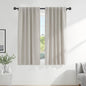 PONY DANCE Blackout Curtains Thermal Insulated Window Treatment Panels Room Darkening Blackout Drapes for Living Room Back Tab/Rod Pocket Bedroom Draperies (2 Panels, Cream, 52 x 84 Inch)