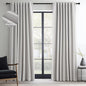 Topfinel 94 Inches Long Custom Ceiling Grey Blackout Urtains, Modern Light Blocking Track Soundproof Curtains, Decorative Elegant Linen Luxrury Curtains 52" X 94" for Living Room 2 Panels Christmas