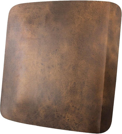 Leather Look Couch Cushion Covers Sofa Seat Slipcovers Sets Couches Furniture Protector for Sectional Armchair Loveseat Pets Kids Stretch Spandex Fabric (1 Cushion Armchair, Dark Brown)