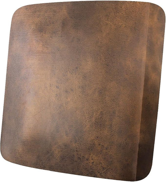 Leather Look Couch Cushion Covers Sofa Seat Slipcovers Sets Couches Furniture Protector for Sectional Armchair Loveseat Pets Kids Stretch Spandex Fabric (1 Cushion Armchair, Dark Brown)