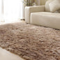 ORINOVA Beige Living Room Rugs 6x9 Area Rugs for Bedroom Nursery Kids Room Washable Faux Sheepskin Fluffy Fuzzy Fur Rug Home Décor