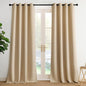 NICETOWN Room Darkening Draperies Curtains Panels, 2 Panels Biscotti Beige W52 x L90