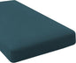 H.VERSAILTEX Super Stretch Individual Chaise Cover Sectional Couch Covers for L Shaped Sofa Both Left/Right Featuring Thick Jacquard Textured Twill Fabric (1 Piece Chaise Cover, Deep Teal)