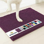 Muddy Mat® | Super Absorbent Door Mat Indoor, Microfiber Quick Dry Chenille Entryway Rug, Non-Slip Front Door Mat, Indoor Mats for Entryway, Machine Washable Pet Rug, Dark Purple 16"x24"