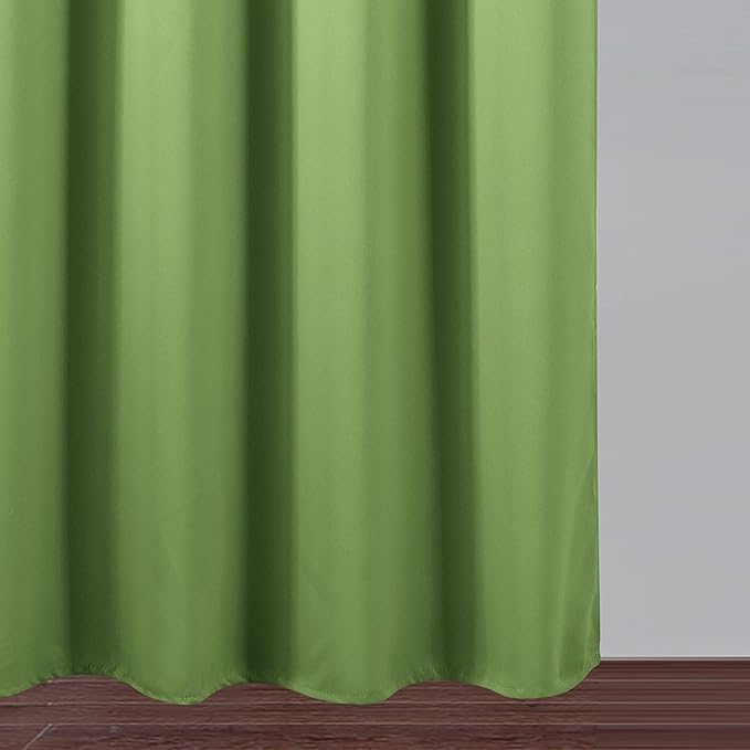 LEMOMO Light Green Thermal Blackout Curtains/52 x 95 Inch/Set of 2 Panels Room Darkening Curtains for Bedroom