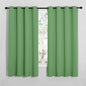 NICETOWN Froest Green Blackout Curtains 68 inches Length for Living Room, 2 Panels, 55" Wide, Thermal Insulated Decoration Drapes for Bedroom Window