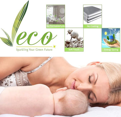 NICETOWN Kitchen Curtains, Short Curtains for Bedroom Windows, Natural, 42" W by 60" L, 1 Pair, Thermal Insulated Room Darkening Curtain Panels for Girls Room, Cafe