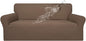 Easy-Going 100% Waterproof Couch Cover, Dual Waterproof Sofa Cover, Stretch Jacquard Sofa Slipcover, Leakproof Furniture Protector for Kids, Pets, Dog and Cat (Sofa, Brown)