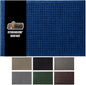 GORILLA GRIP® Ultra Absorbent Front Door Mat Outside Entrance, Traps Dirt and Moisture, HydroABSORB Indoor Outdoor Doormat Holds Up to 1.7 Cups Water, Stain and Fade Resistant Welcome Mat, 29x17, Blue