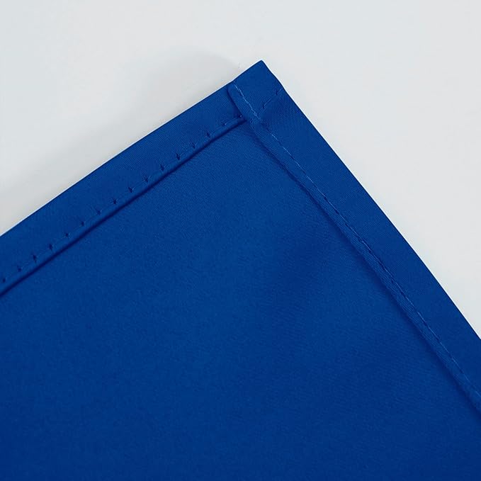 LEMOMO Blackout Curtains 66 x 72 Inch Long Royal Blue Curtains Set of 2 Panels Room Darkening Curtains for Bedroom and Living Room