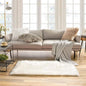 Ashler Faux Fur Rug - Fluffy Shaggy Area Rug, Ultra Soft 2.2 x 4 Feet Rectangle, White Fuzzy Machine Washable Shag, Nursery Decor Throw for Bedroom, Kids Room, Living Room