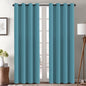 H.VERSAILTEX Blackout Curtain for Living Room Thermal Insulated Window Treatment Curtain Extra Long 96 inch Length Energy Saving Solid Grommet Top Blackout Drape, One Panel, Storm Blue, 52" W x 96" L