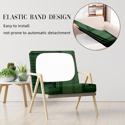 Outdoor Cushion Covers Set,8PCS Patio Furniture Couch Seat Slipcovers, Replacement for Sofa Sectional Chair(Cover，Only)