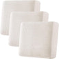 H.VERSAILTEX Super Stretch Individual Seat Cushion Covers - Sofa & Couch Cushion Slipcover Sets - Thick Jacquard Textured Twill Fabric (3 Piece XL, Ivory)