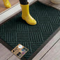GORILLA GRIP 100% Waterproof All-Season WeatherMAX Doormat US Designed Natural Rubber, Stain and Fade Resistant, Low Profile Indoor Outdoor Door Mats, Easy Clean Patio Mat, 23x35, Green Diamond