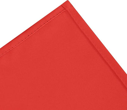 LEMOMO Blackout Curtains 38 x 84 inch/Bright Red Curtains Set of 2 Panels/Thermal Insulated Room Darkening Bedroom Curtains