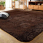 LOCHAS Ultra Soft Indoor Modern Area Rugs Fluffy Living Room Carpets for Children Bedroom Home Decor Nursery Rug 3x5 Feet, Brown