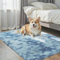 Small Rug Throw Rugs for Bedroom, Mini Area Rug, Fluffy Blue Carpet, Affordable Door Entryway Indoor Inside Front Entrance Dog 2x3 Mat, Home Decor Aesthetic(2 x 3, Dark Blue Tie-Dyed)