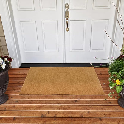 8 Pack Blank Door Mats, 30x17 Inch Artificial Coir Door Mats Outdoor for Crafting, Plain Door Mat for Painting, Welcome Mat for Indoor/Outdoor Use, Front Porch, Entryway, Non-Slip Rubber Backing
