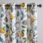 Topfinel White Pretty Pioneer Woman Blackout Curtains 63 Inches Length 2 Panels, Aesthetic Retro Botanical Floral Hummingbird Printed Soundproof Grommet Drapery Treatment for Nursery Kid Classroom