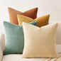 Topfinel 26x26 inch 4 Pack Decorative Throw Pillow Covers,Soft Velvet Modern Double-Sided Designs, Mix and Match for Home Fall Decor, Cushion Covers Set of 4 (Orange/Teal)