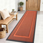 OLANLY Front Door Mat Indoor Outdoor Entrance, Waterproof All-Season, All-Weather Doormat, Sturdy Natural Rubber, Low Profile, Easy Clean Patio Porch Entryway Mat, 71x23, Vermillion Red