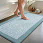 60x24 Long Bathroom Rugs Washable Non Slip, Dusty Blue Bath Mat for Bathroom Floor Tub, Soft Absorbent Quick Dry Mats for Shower, Bathtub,Home Decor