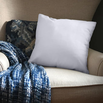 Utopia Bedding Throw Pillows (Set of 1, White) – 14 x 14 Inches Down Alternative Pillows for Bed, Sofa, and Couch - Fluffy Decorative Stuffer Pillow for Indoors & Outdoors
