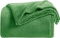 KMUSET Fleece Blanket Throw Size Emerald Lightweight Super Soft Cozy Luxury Bed Blanket Microfiber