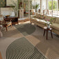 Lahome Enfys Modern Rainbow Outdoor Easy Jute Rug, Area Rugs 9x12 Living Room Patio Rug Large Farmhouse Indoor Outdoor Rugs, Contemporary Non Slip Dining Room Rugs for Under Table Sunroom