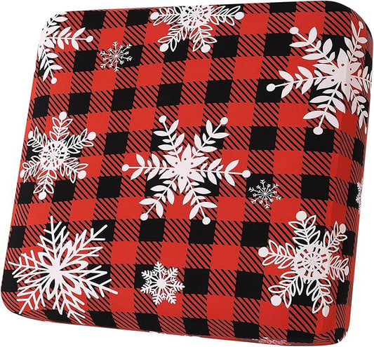 Smiry Printed Couch Cushion Covers, Stretch Soft Couch Covers for Sofa, Washable Non-Slip Sofa Slipcover Furniture Protector for Indoor and Outdoor (1 Pack, Burgundy)