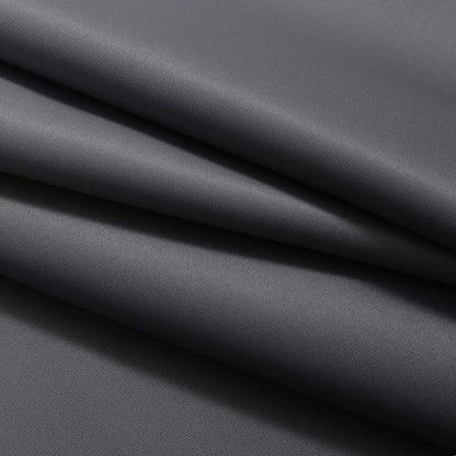 Yakamok Room Darkening Ombre Curtains 63 Inch Length, Black and Greyish White Thermal Insulated Gradient Color Curtains,Light Blocking Grommet Window Drapes for Bedroom,62 Inch Width,2 Panels