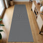 KOZYFLY Runners for Hallways 2x7 ft Washable Kitchen Runner Non Slip Rubber Backed Hall Runners Cotton Entryway Runner Rugs Floor Carpet for Indoor Backdoor Bedroom Kitchen, Grey/Dark Grey