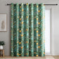 Topfinel Sliding Door Patio Floral Curtains & Drapes, Blackout Extra Wide Room Divider Large Sage Green Vintage Farmhouse Country Hummingbird Patterned Grommet Curtains 1 Single Panels W100 x L84