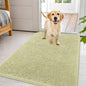 OLANLY Dog Door Mat for Muddy Paws 44x32, Absorbs Moisture and Dirt, Absorbent Non-Slip Washable Doormat, Quick Dry Chenille Mud Mat for Dogs, Entry Indoor Entryway Carpet for Inside Floor, Vanilla