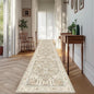 Yamaziot Washable Runner Rug, 2'3" x 14' Non-Slip Boho Vintage Hallway Rug Runner with Rubber Backing, Stain Resistant Low Pile Distressed Carpet Runner for Bedroom, Kitchen, Laundry, Entrance