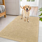 OLANLY Dog Door Mat for Muddy Paws 44x32, Absorbs Moisture and Dirt, Absorbent Non-Slip Washable Doormat, Quick Dry Chenille Mud Mat for Dogs, Entry Indoor Entryway Carpet for Inside Floor, Sand