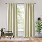 RYB HOME Bedroom Blackout Curtains 84 inches Long, 100% Blackout Thermal Insulated Noise Reducing Curtains for Living Room Nursury, 42 inches Wide by 84 inches Long, Beige